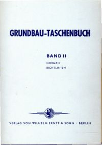 Grundbau Taschenbuch, Band 2: (Umschlag)